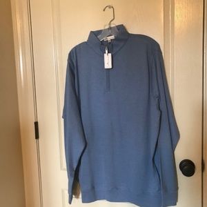 New Mens Peter Millar Golf 1/4 Zip Pullover  Large